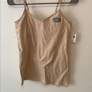 NWT Nude Gap Cami with Built in Bra